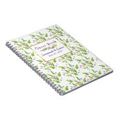 Hübsche Sommer-Blume Hochzeitsbuch Notizblock (Rechte Seite)