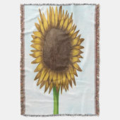 Hübsche Sonnenblume Decke (Vorderseite Vertikal)