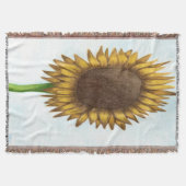 Hübsche Sonnenblume Decke (Vorderseite)