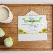 Hübsche Sonnenblume Einladung