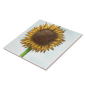 Hübsche Sonnenblume Fliese (Seite)