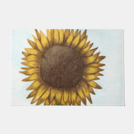 Hübsche Sonnenblume Fußmatte