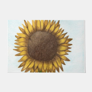 Hübsche Sonnenblume Fußmatte