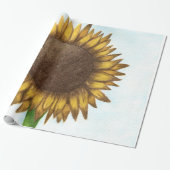Hübsche Sonnenblume Geschenkpapier (Ungerollt)