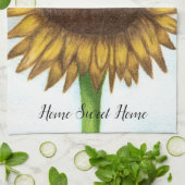 Hübsche Sonnenblume Geschirrtuch (Gefaltet)