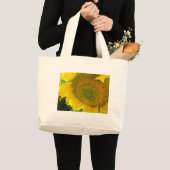 Hübsche Sonnenblume Jumbo Stoffbeutel (Vorderseite (Produkt))