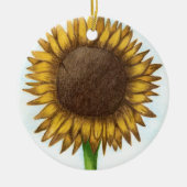 Hübsche Sonnenblume Keramik Ornament (Vorne)
