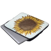 Hübsche Sonnenblume Laptopschutzhülle (Vorne Knopf)