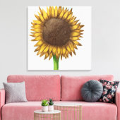 Hübsche Sonnenblume Leinwanddruck (Insitu (Wohnzimmer))