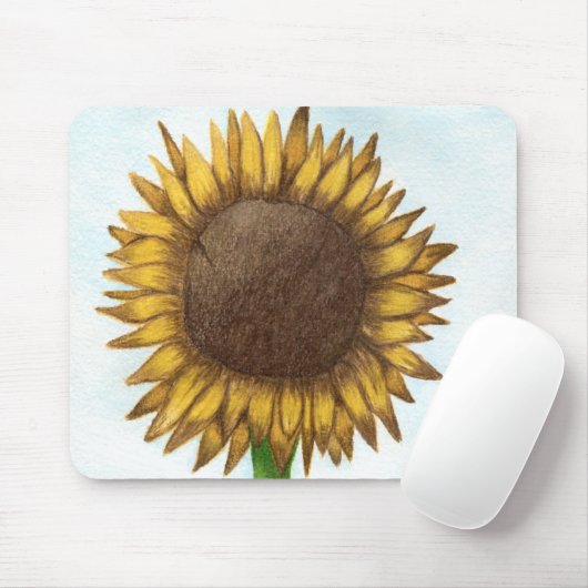 Hübsche Sonnenblume Mousepad (Mit Mouse)