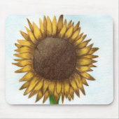 Hübsche Sonnenblume Mousepad (Vorne)