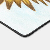 Hübsche Sonnenblume Schreibtischunterlage (Ecke)