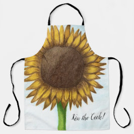 Hübsche Sonnenblume Schürze