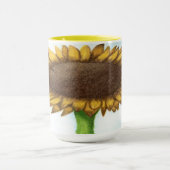 Hübsche Sonnenblume Tasse (Zentrum)