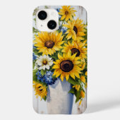 Hübsche Sonnenblumen-Blume Case-Mate iPhone Hülle (Rückseite)