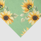 Hübsche Sonnenblumen im Grünen Seidenpapier (Ausschnitt)
