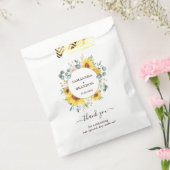 Hübsche Sonnenblumenhochzeit im Sommer Botanischer Geschenktütchen (Versiegelt)