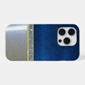 Hübsche Sparkle SilberDesign Hülle iPhone Hülle (Rückseite (Horizontal))