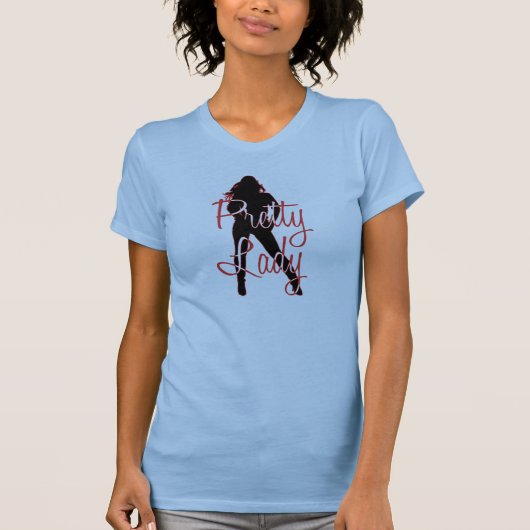 Hübsche Spitze Damen-Behälter T-Shirt (Vorderseite)