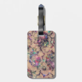 Hübsche Spitze-Rosen Gepäckanhänger (Rückseite vertikal)