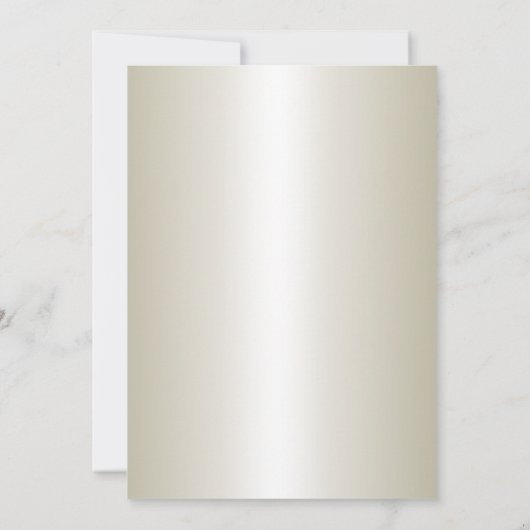 Hübsche Spitzen- & Perlendusche Einladung (Rückseite)