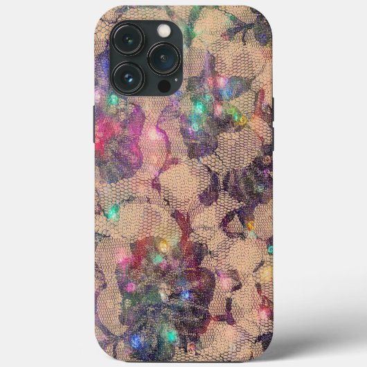 Hübsche Spitzen-Rose Case-Mate iPhone Hülle (Rückseite)