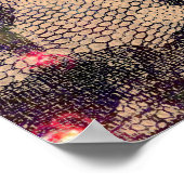 Hübsche Spitzen-Rose Poster (Ecke)