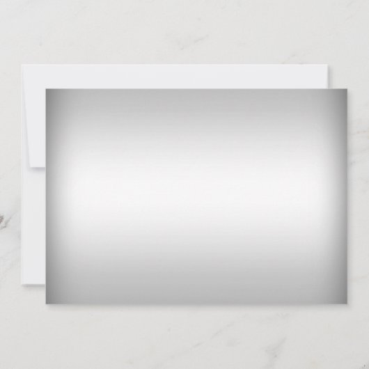 Hübsche Spitzen- und Kreuzsilbertaufe/Weihnachten Einladung (Rückseite)