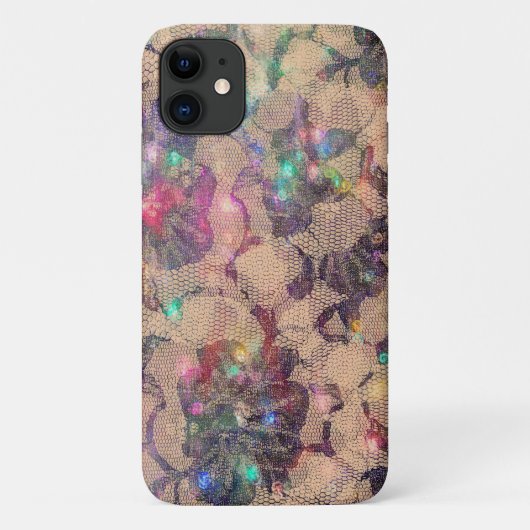 Hübsche Spitzenrosen Case-Mate iPhone Hülle (Rückseite)