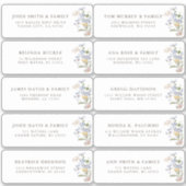 Hübsche Spring-Wildblume: Name des Wiesengängers Aufkleber (Vorderseite)