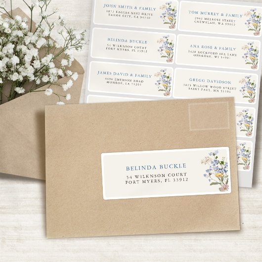 Hübsche Spring-Wildblume: Name des Wiesengängers Aufkleber