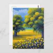 Hübsche Springtime Natur Art Postkarte (Vorne/Hinten)