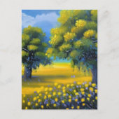 Hübsche Springtime Natur Art Postkarte (Vorderseite)