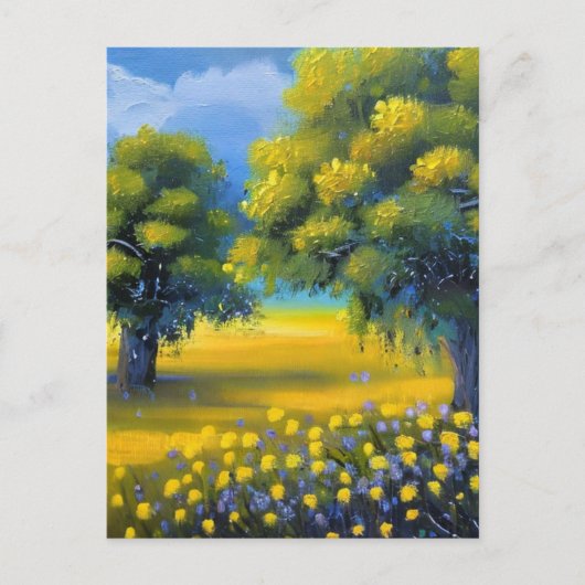 Hübsche Springtime Natur Art Postkarte (Vorderseite)