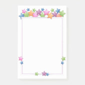 Hübsche Stachelrahmen Post-it Klebezettel (Vorderseite)