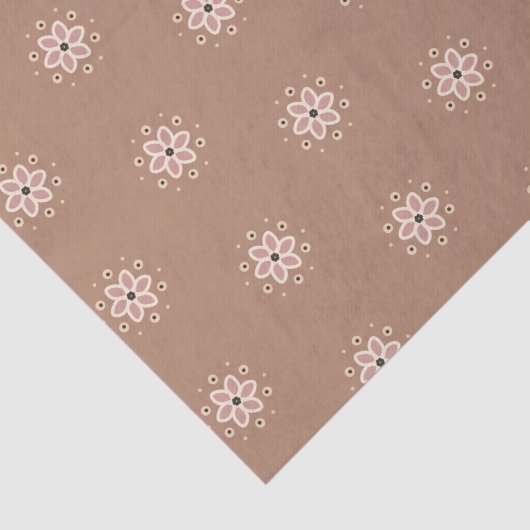 Hübsche staubige Rosengänseblümchen Seidenpapier (Ausschnitt)