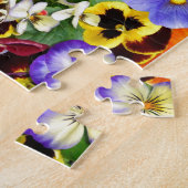 Hübsche Stiefmütterchen und Schmetterlinge Puzzle (Seite)