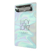 Hübsche stilvolle moderne elegante Küchenholografi Mini Klemmbrett (Gewinkelt2)