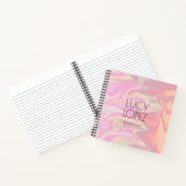 Hübsche stilvolle moderne elegante Küchenholografi Notizblock (Innenseite)