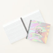 Hübsche stilvolle moderne elegante Küchenholografi Notizblock (Innenseite)