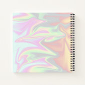 Hübsche stilvolle moderne elegante Küchenholografi Notizblock (Rückseite)