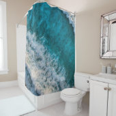 Hübsche Strandlandschaft Duschvorhang (Beispiel)