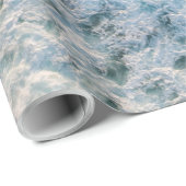 Hübsche Strandlandschaft Geschenkpapier (Rolleneckpunkt)