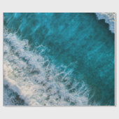 Hübsche Strandlandschaft Geschenkpapier (Flach)