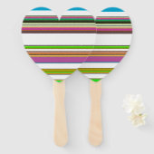 HÜBSCHE STREIFEN FÄCHER (Vorne und Hinten)