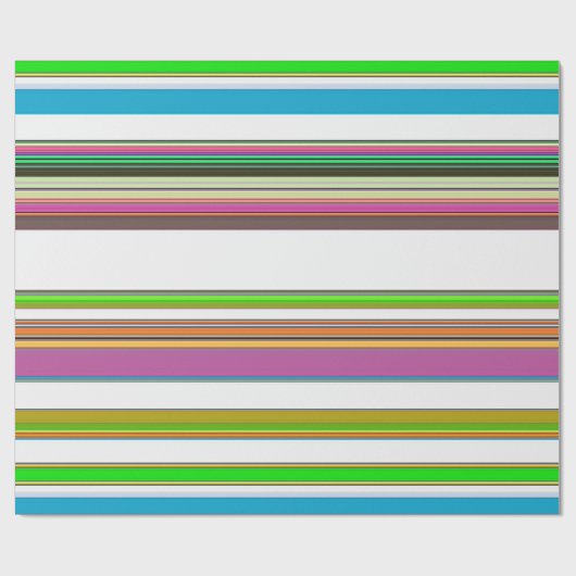 HÜBSCHE STREIFEN GESCHENKPAPIER (Flach)