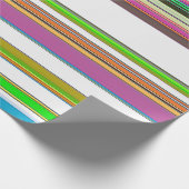 HÜBSCHE STREIFEN GESCHENKPAPIER (Ecke)