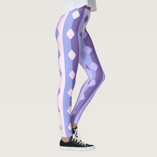 Hübsche Streifen und Diamanten Leggings (Rechts)