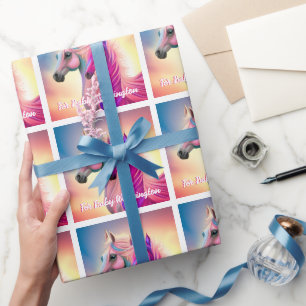Hübsche Stute oder Hengst Geschenkpapier