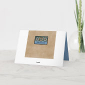 Hübsche Südwesttagskarte Feiertagskarte (Rückseite)